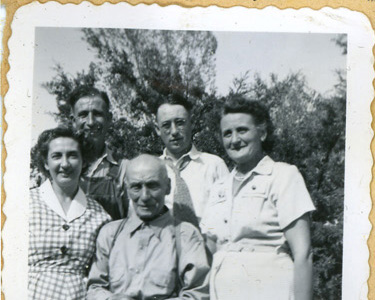 1952 Anton LORENCE Family, Esbon KS (Rosella ROGERS, Tony LORENCE, Anton F LORENCE, Ray LORENCE, Frances McGINNIS