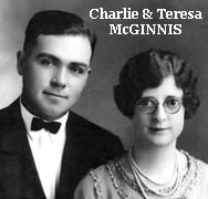 Charlie McGINNIS & Teresa CONRAD wedding 27 Jul 1926, Esbon, Jewell Co. KS
