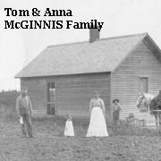 Thomas & Anna (Johanek) McGinnis Family (Elisabeth b 1899) Charles b 1900, Ivan b 1902 Esbon, Jewell Co. KS